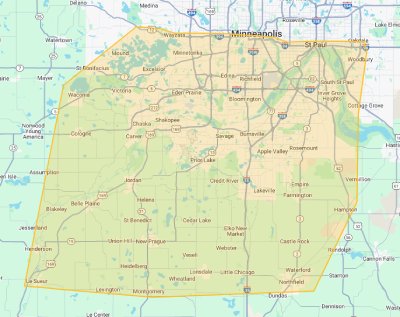 Nick Slavik Painting & Restoration Service Area