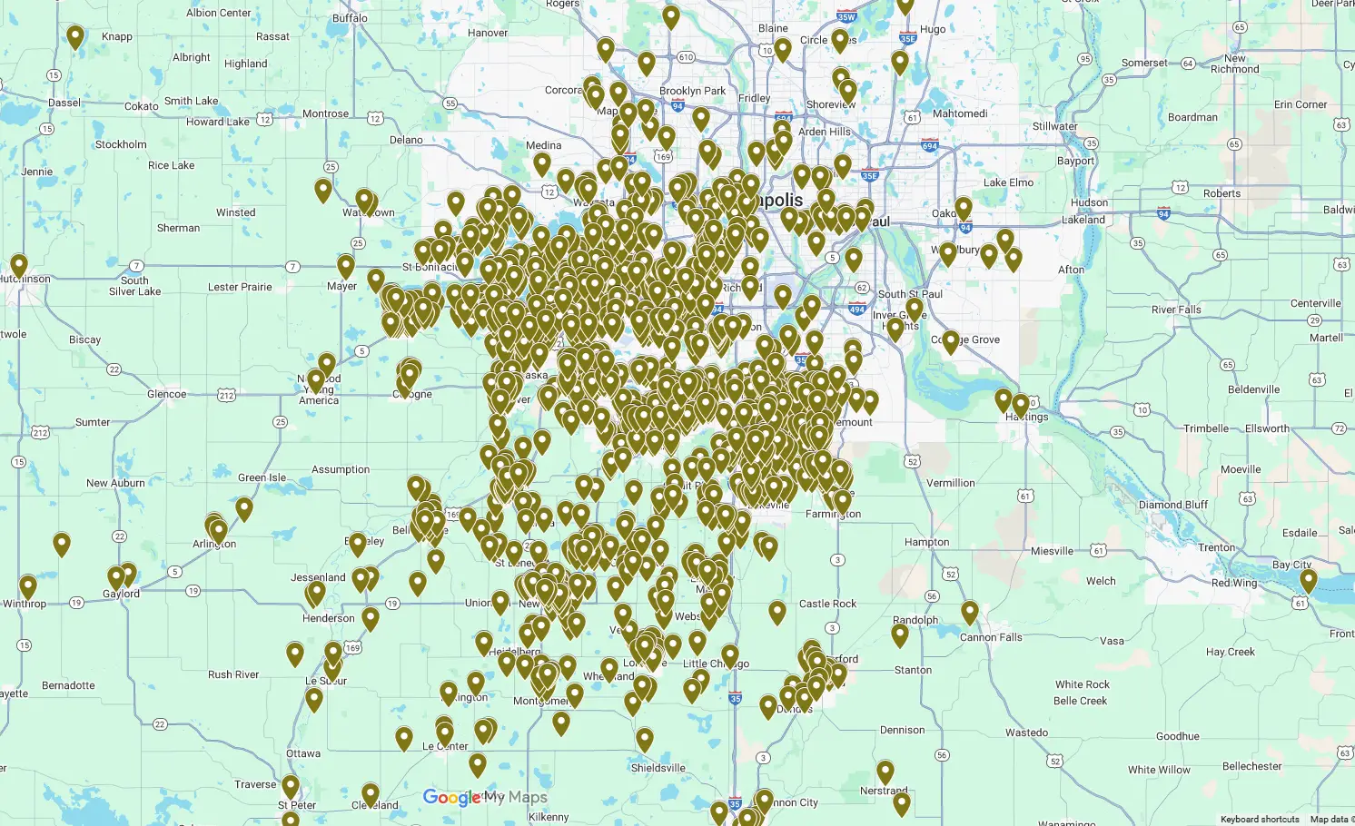 Nick Slavik Painting & Restoration Service Area
